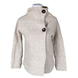 Naisten Fisherman - Neuletakki, koko 36 - Beige ()
