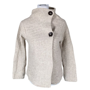 Naisten Fisherman - Neuletakki, koko 36 - Beige (1)