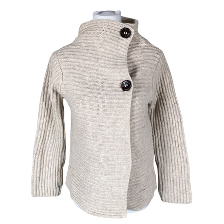 Naisten Fisherman - Neuletakki, koko 36 - Beige ()