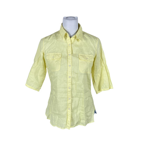 Naisten Tommy Hilfiger - Kauluspaita, koko 40 - Keltainen ()