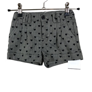 Tyttöjen Lindex - Shortsit, koko 98 - 104 - Harmaa (1)