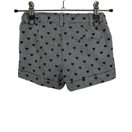 Tyttöjen Lindex - Shortsit, koko 98 - 104 - Harmaa (2)