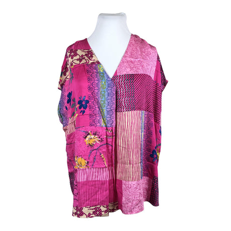 Naisten Samoon - Lyhythihainen pusero, koko 50 - Pinkki ()