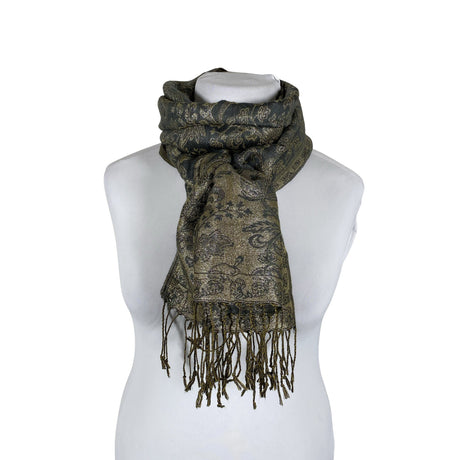 Naisten Pashmina - Huivi, koko Maxi - Harmaa ()