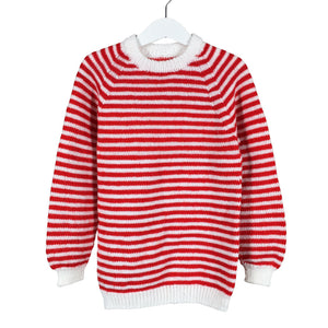 Unisex Handmade - Neulepaita, koko 128 - 134 - Punainen (1)