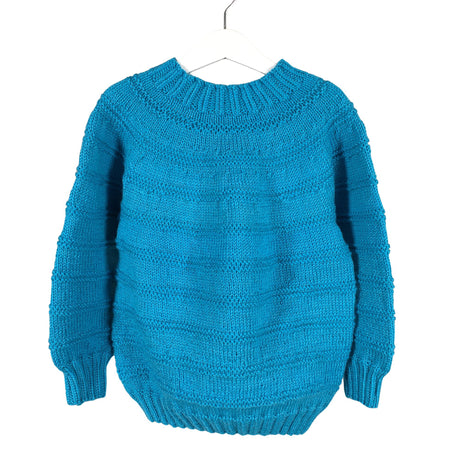 Unisex Handmade - Neulepaita, koko 134 - 140 - Turkoosi ()