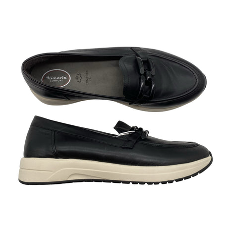 Naisten Tamaris - Loaferit, koko 40 - Musta ()