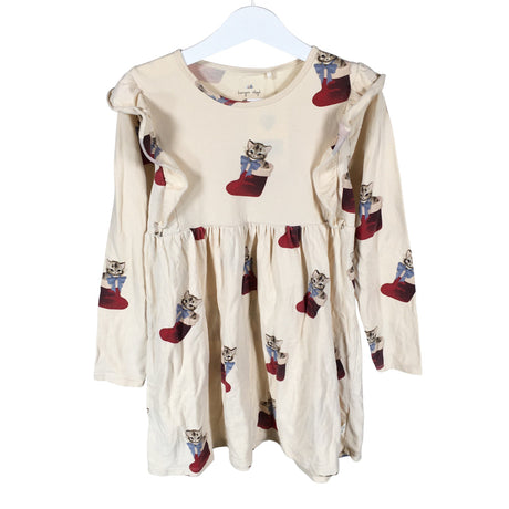 Tyttöjen Konges Slojd - Trikoomekko, koko 110 - 116 - Beige ()