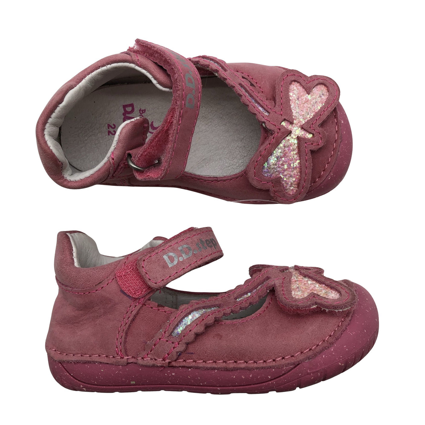 Tyttöjen D.D.Step - Ballerinat, koko 22 - Pinkki (1)