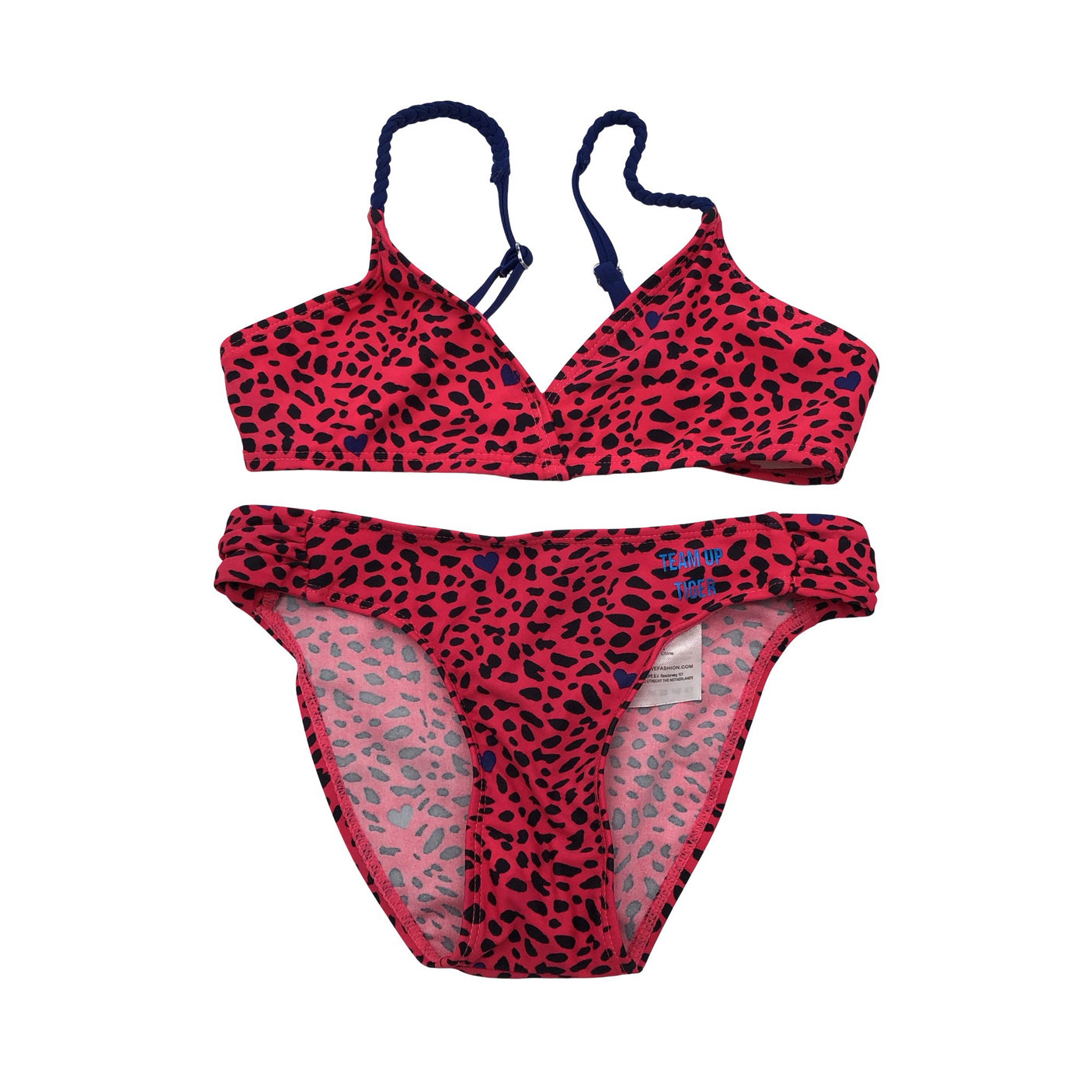 Tyttöjen We - Bikinit, koko 122 - 128 - Pinkki (1)
