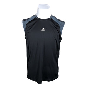 Miesten Adidas - Hihaton urheilupaita, koko L - Musta (1)
