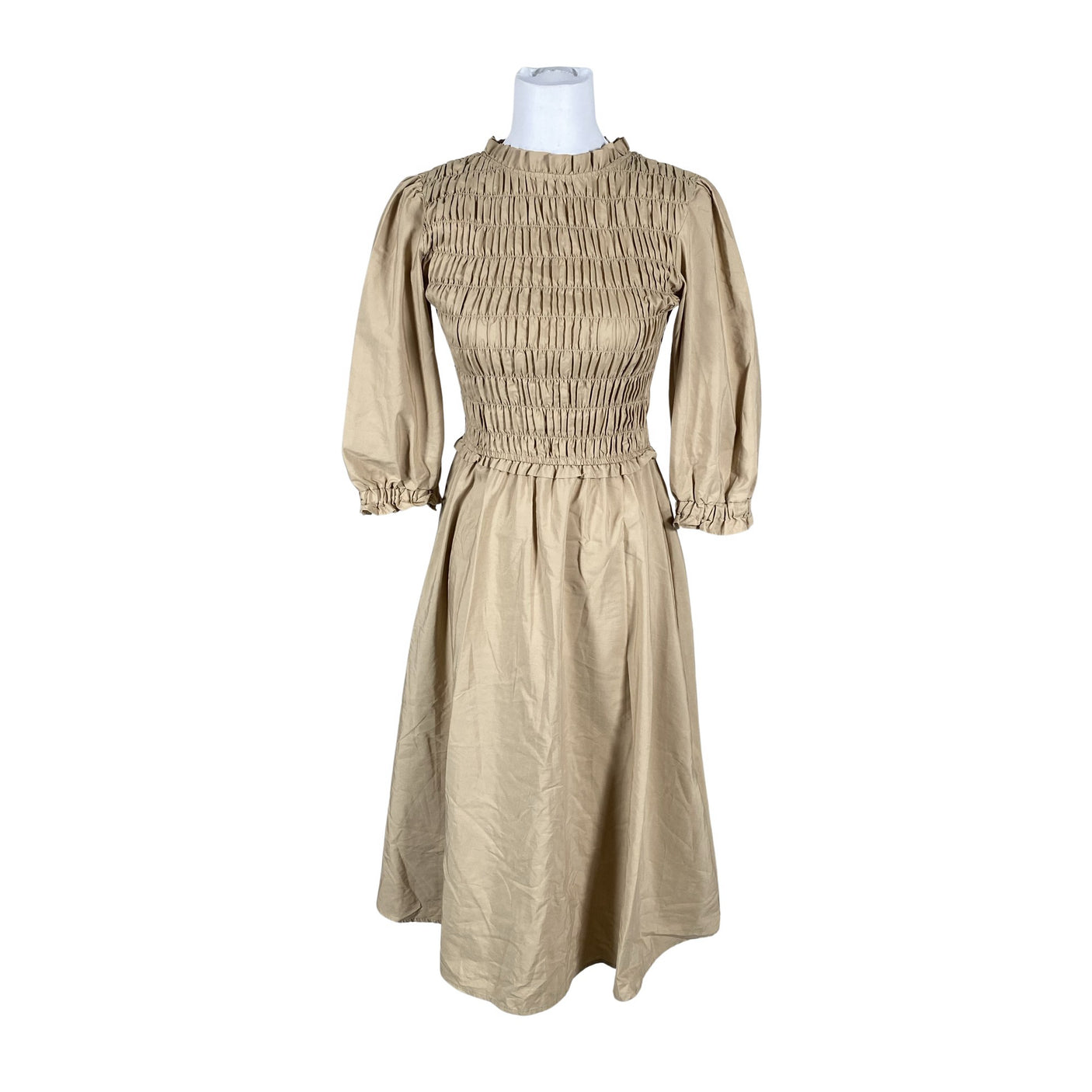 Naisten Trendyol - Kangasmekko, koko 36 - Beige (1)