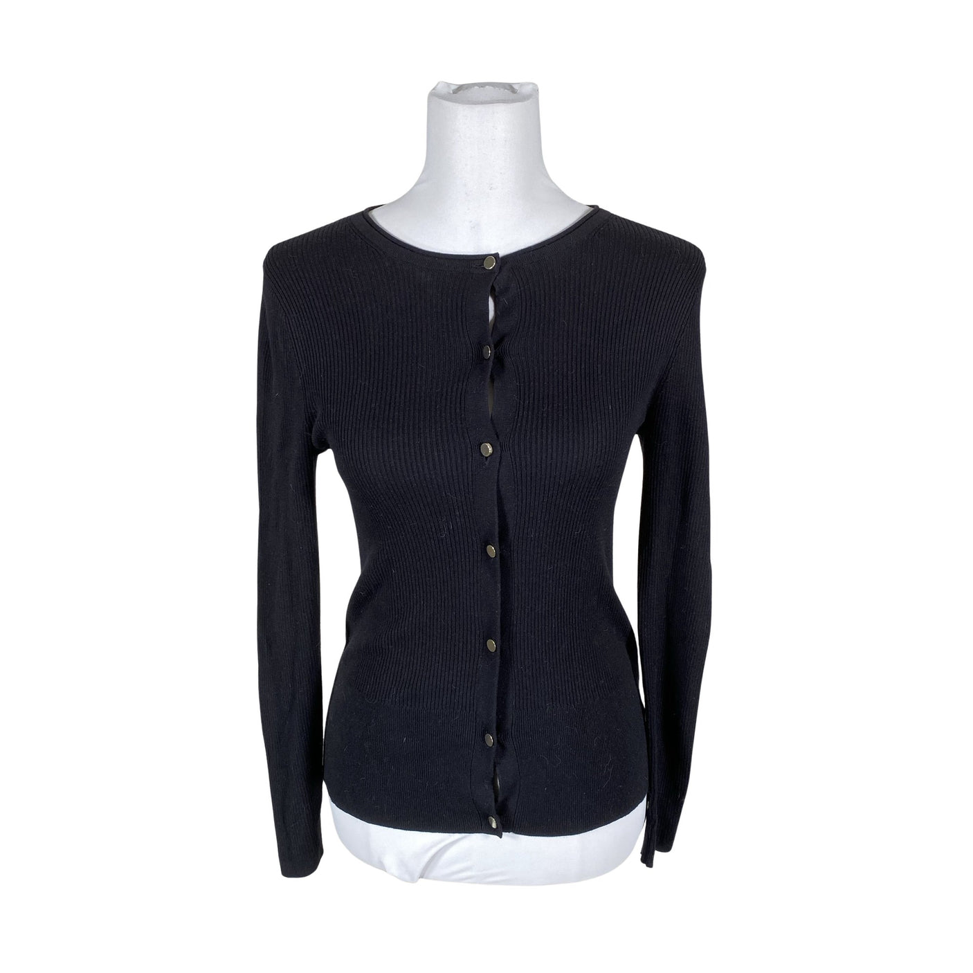 Naisten Massimo Dutti - Neuletakki, koko 36 - Musta (1)