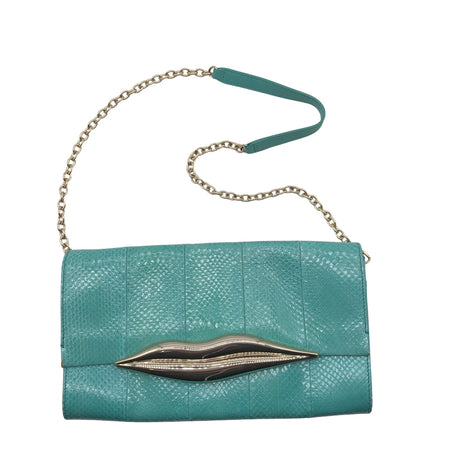 Naisten Diane von Furstenberg - Olkalaukku, koko Midi - Turkoosi ()