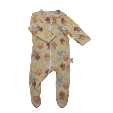 Unisex Hilla - Potkupuku, koko 50 - 56 - Keltainen ()