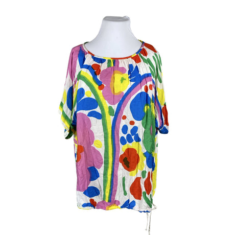 Naisten Marimekko - Lyhythihainen pusero, koko 44 - Valkoinen ()