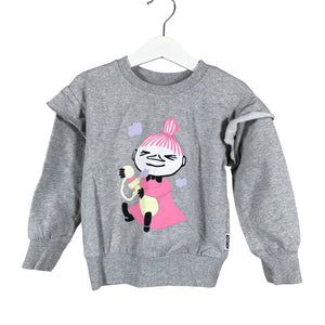 Tyttöjen Moomin by Martinex - Collegepaita, koko 98 - 104 - Harmaa (1)