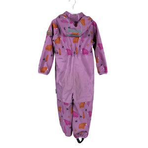 Tyttöjen Jonathan - Softshellhaalari, koko 98 - 104 - Violetti (2)