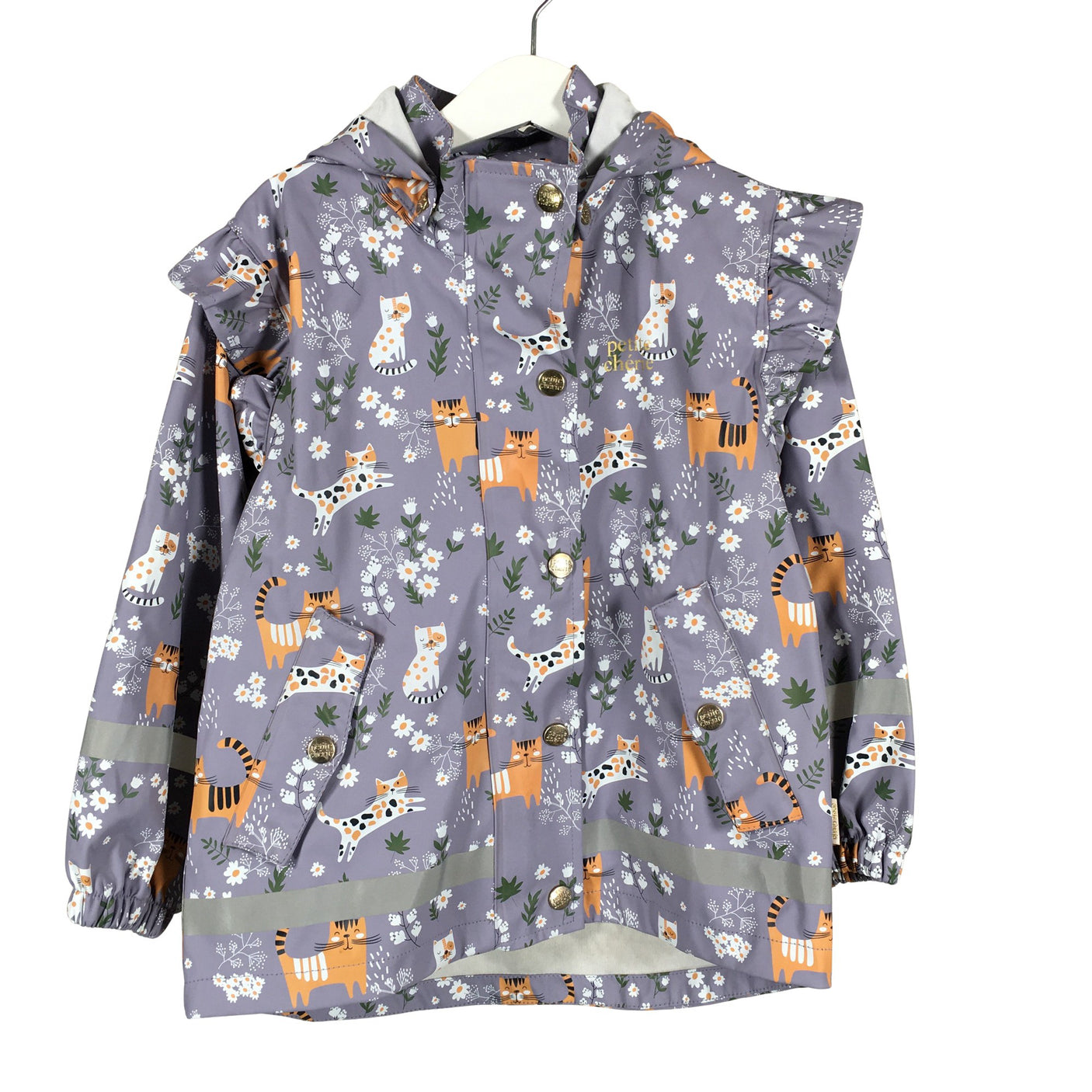 Tyttöjen Petite Chérie - Sadetakki, koko 104 - 110 - Violetti (1)