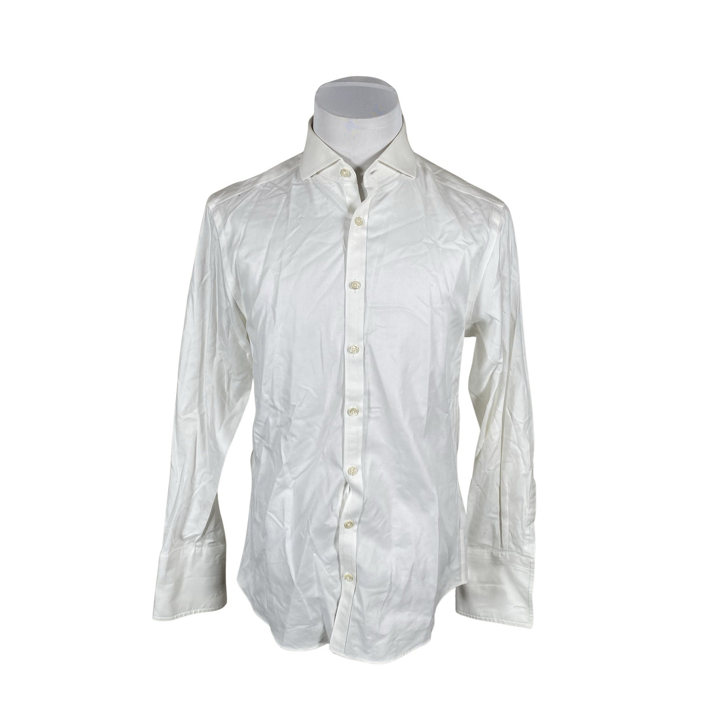 Miesten Charles Tyrwhitt - Kauluspaita, koko L - Valkoinen (1)