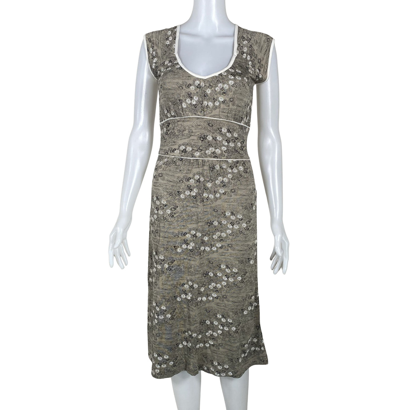 Naisten Aventura - Trikoomekko, koko 34 - Beige (1)