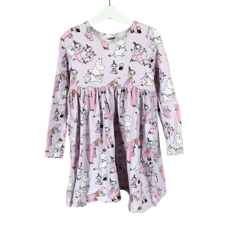 Tyttöjen Moomin by Martinex - Trikoomekko, koko 110 - 116 - Violetti ()