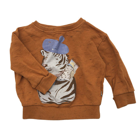 Unisex Papu - Collegepaita, koko 86 - 92 - Ruskea ()