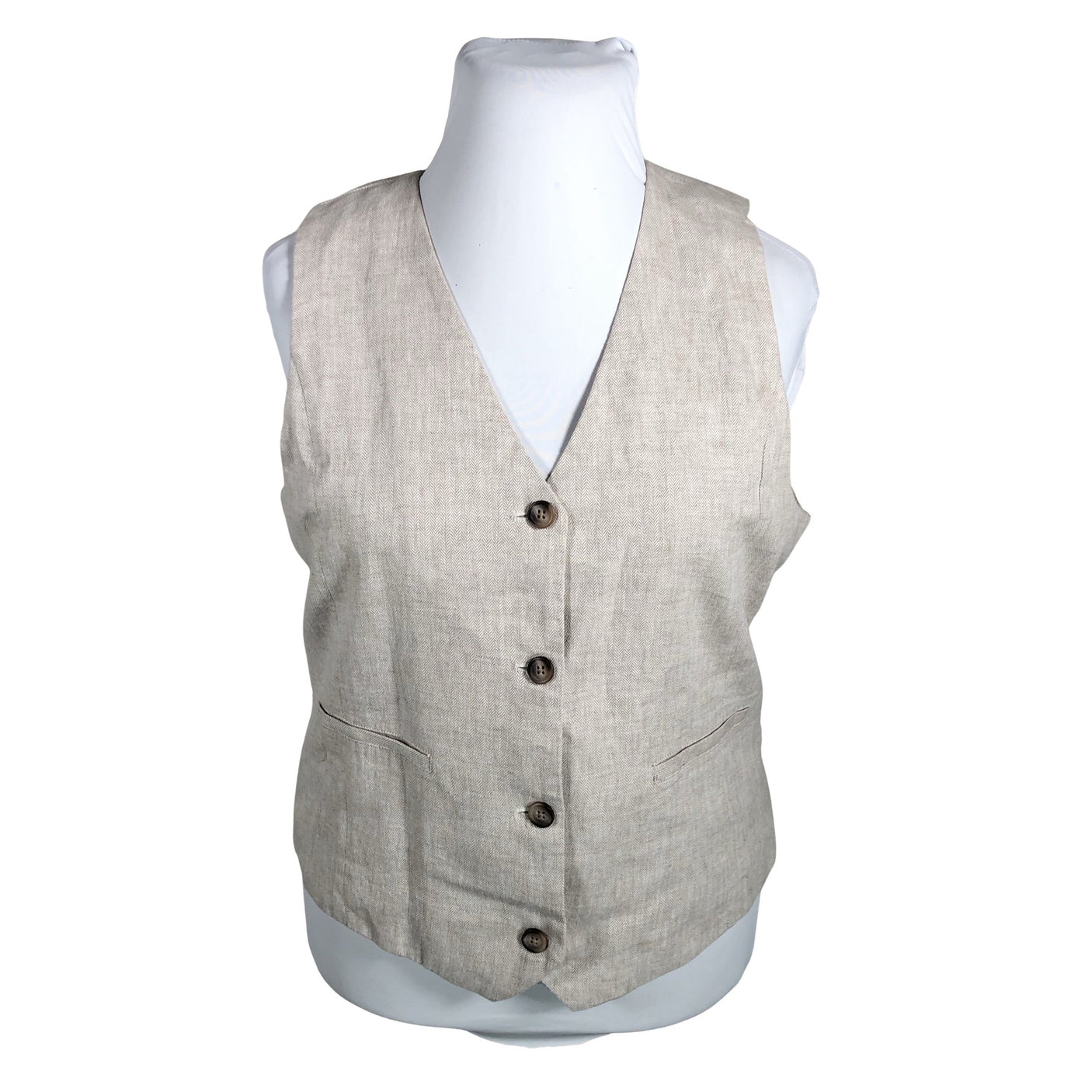 Naisten Soyaconcept - Liivi, koko 44 - Beige (1)