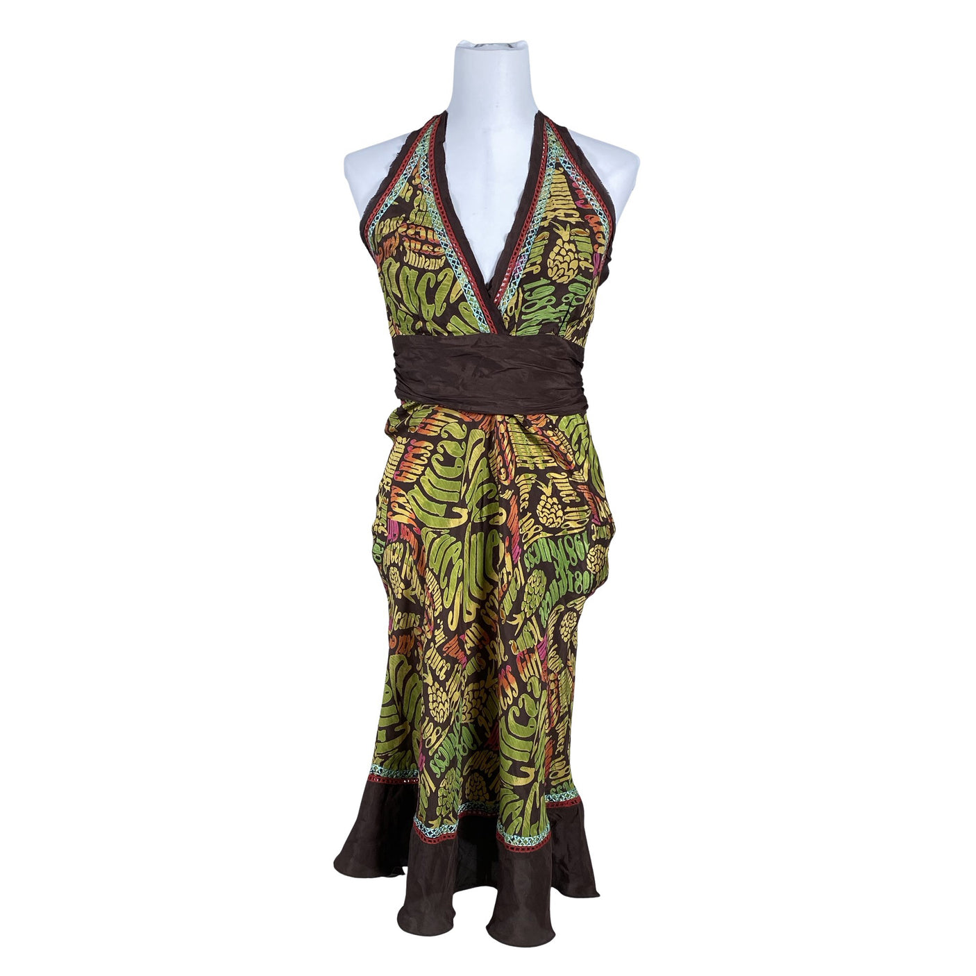 Naisten Guess - Sifonkimekko, koko 38 - Ruskea (1)