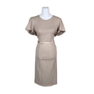 Naisten COS - Trikoomekko, koko 40 - Beige (1)