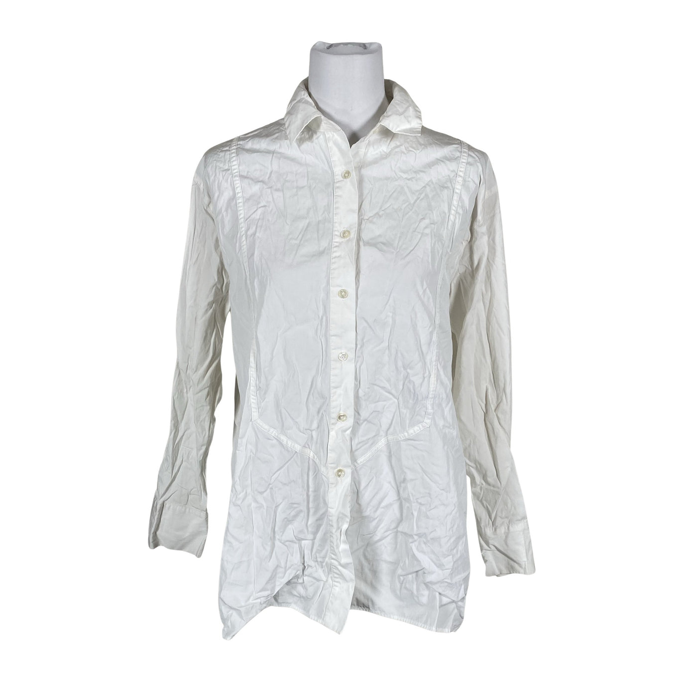 Naisten Massimo Dutti - Kauluspaita, koko 38 - Valkoinen (1)