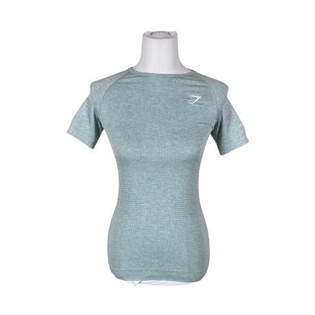 Naisten Gymshark - Urheilupaita, lyhyet hihat, koko 36 - Vaaleansininen ()
