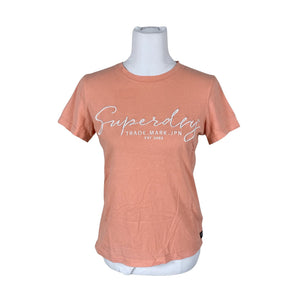 Naisten Superdry - T-paita, koko 36 - Oranssi (1)