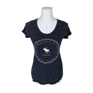 Naisten Abercrombie&Fitch - T-paita, koko 34 - Harmaa (1)