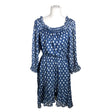 Naisten Diane von Furstenberg - Sifonkimekko, koko 40 - Sininen ()