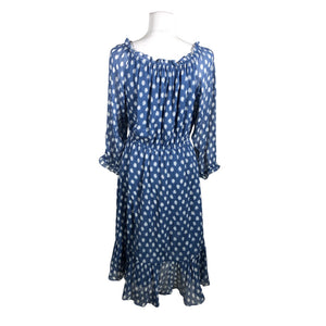 Naisten Diane von Furstenberg - Sifonkimekko, koko 40 - Sininen (2)