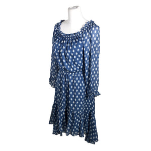 Naisten Diane von Furstenberg - Sifonkimekko, koko 40 - Sininen (3)