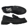 Naisten Rieker - Loaferit, koko 37 - Musta ()