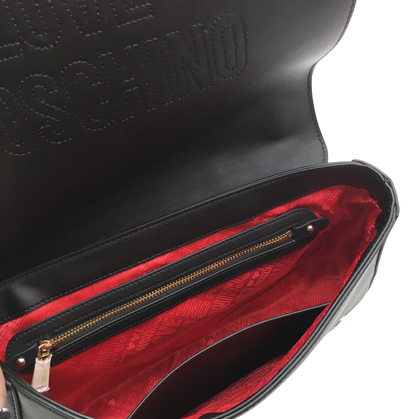 Naisten Love Moschino - Olkalaukku, koko Midi - Musta (3)