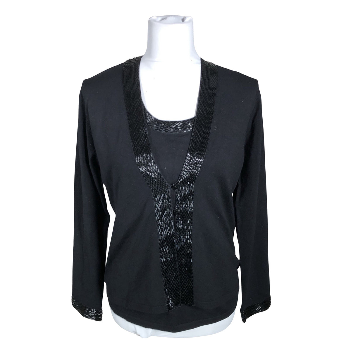 Naisten Gerry Weber - Toppi, koko 40 - Musta (1)