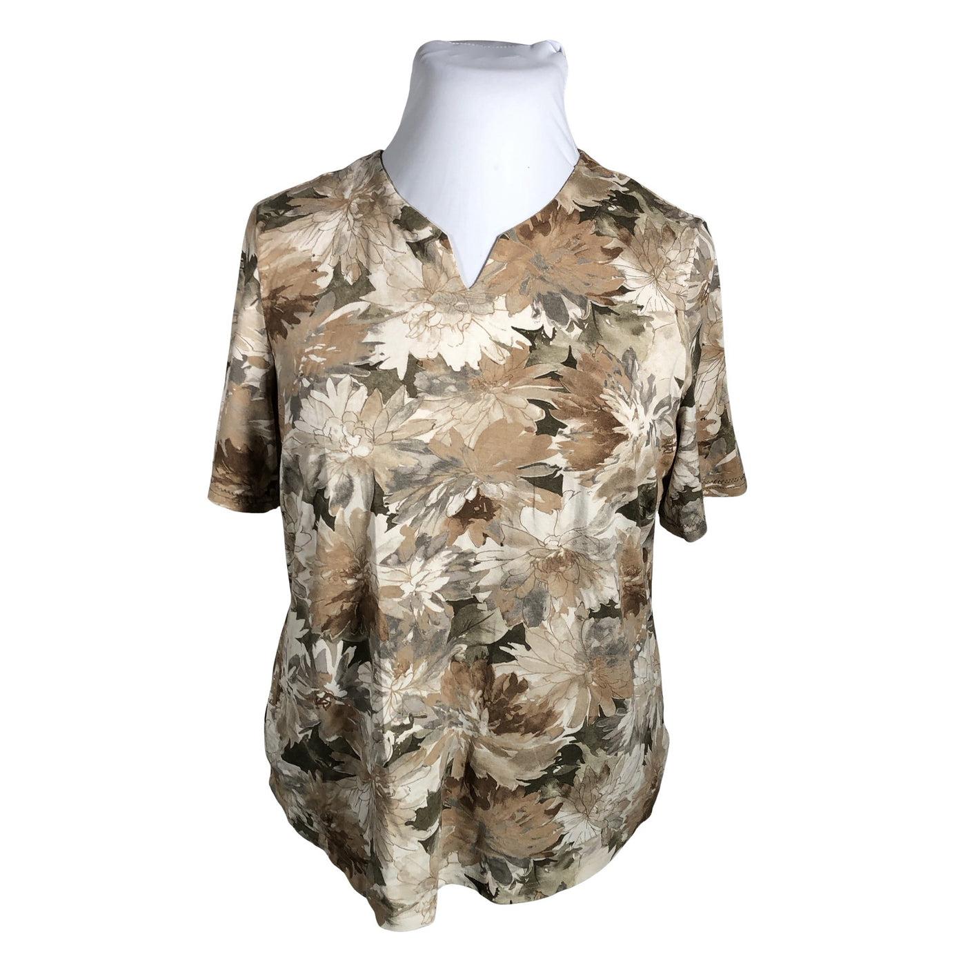 Naisten Sarafaani - T-paita, koko 44 - Beige (1)