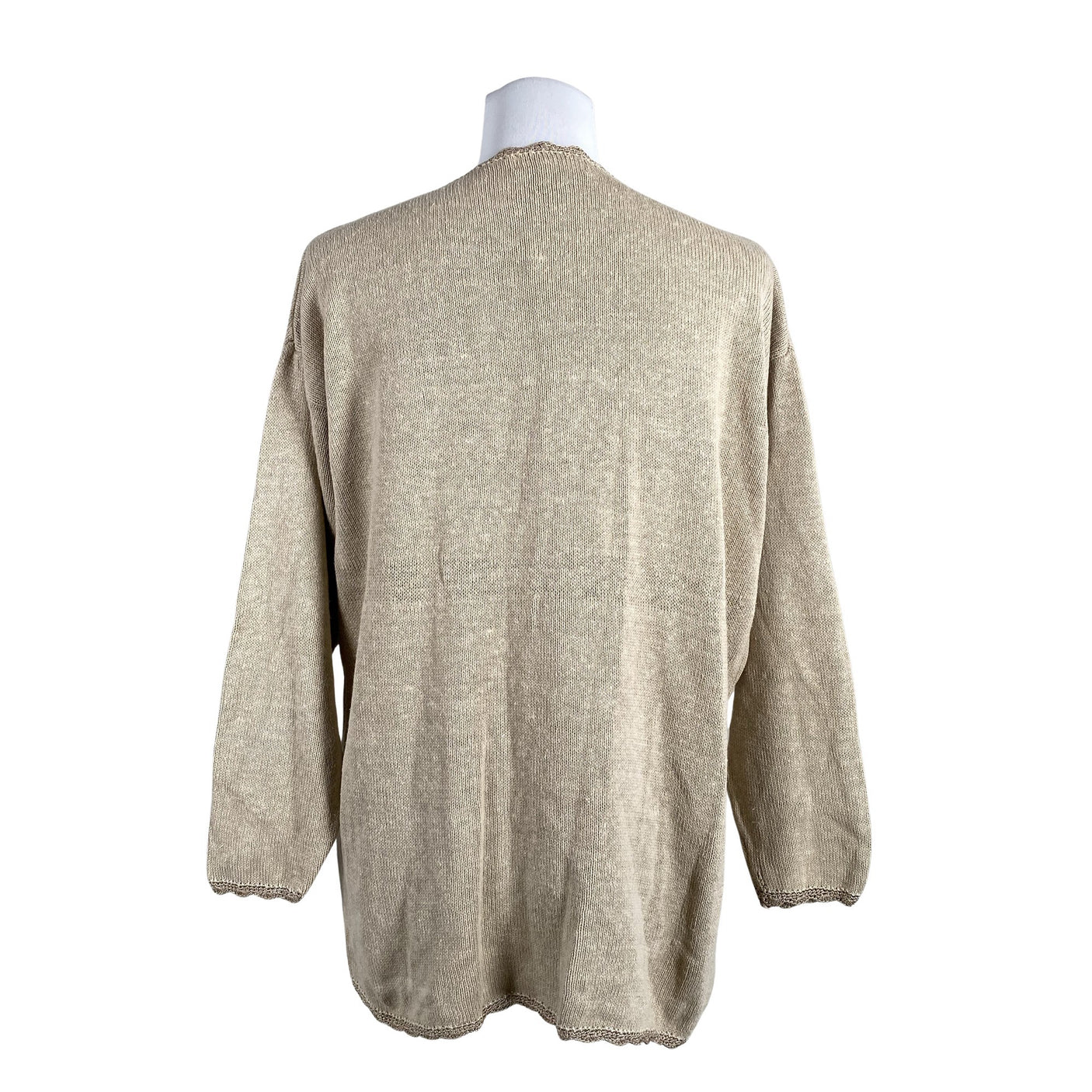 Naisten Pierre Cardin - Neuletakki, koko 38 - Beige (2)