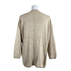 Naisten Pierre Cardin - Neuletakki, koko 38 - Beige (2)