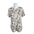 Naisten Nanso - T-paita, koko 40 - Beige ()