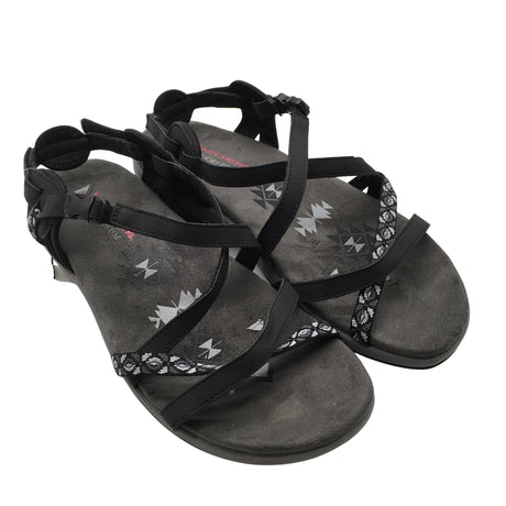Naisten Skechers - Sandaalit, koko 40 - Harmaa (2)