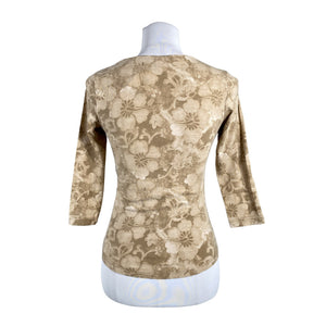 Naisten Esprit - Trikoopaita, koko 34 - Beige (2)