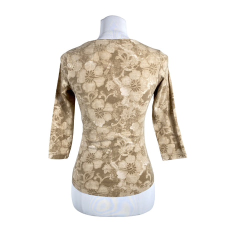 Naisten Esprit - Trikoopaita, koko 34 - Beige (2)