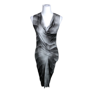 Naisten Helmut Lang - Trikoomekko, koko 36 - Harmaa (1)