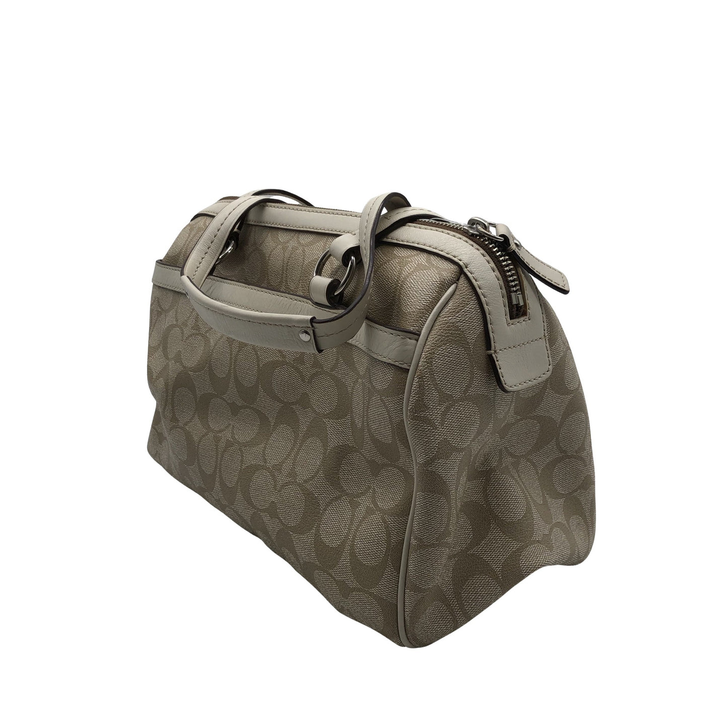 Naisten Coach - Käsilaukku, koko Midi - Beige (2)