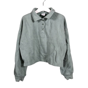Tyttöjen Lindex - Collegepaita, koko 134 - 140 - Vihreä (1)